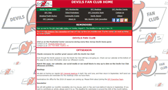 Desktop Screenshot of devilsfanclub.org