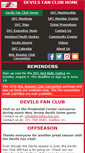 Mobile Screenshot of devilsfanclub.org