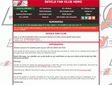 Tablet Screenshot of devilsfanclub.org